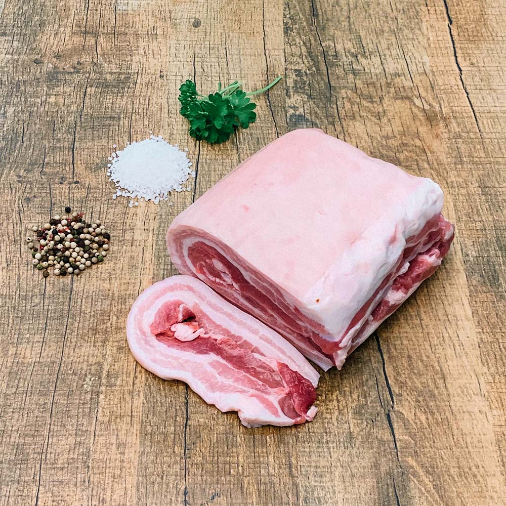 Pork Belly Boneless Skin On 1.5 kg Amazing flavour Sherwood foods