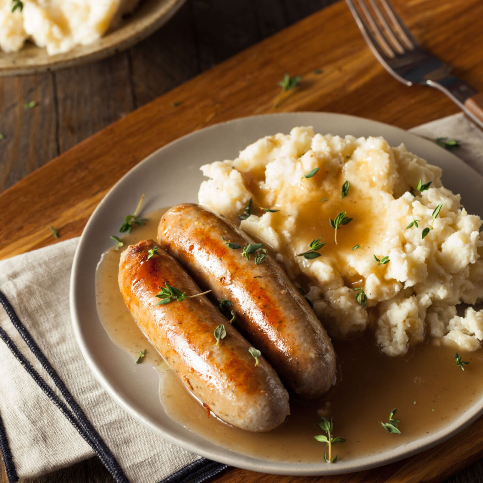 High Quality Cumberland Pork Sausages With A Traditional "Gristle Free